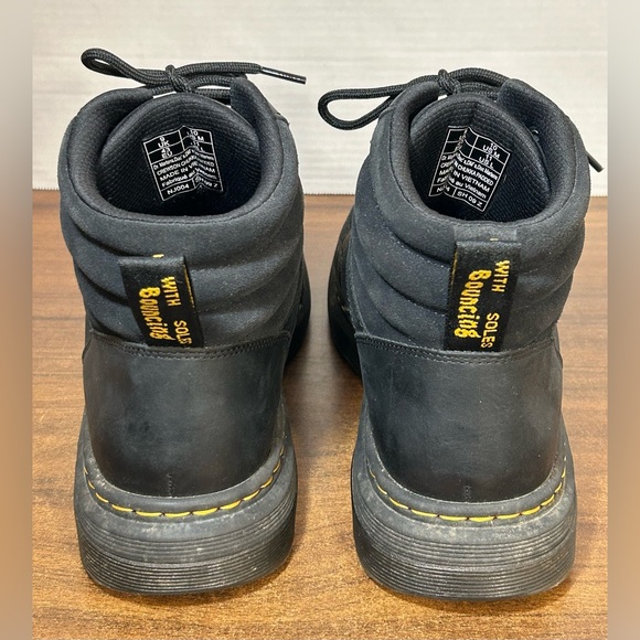 Dr. Marten Crewson Chukka Black Boots Men’s 10 Padded Leather - Picture 4 of 7